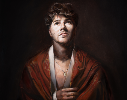 Faber, dargestellt wie auf einem Ölgemälde, Bild: Justus von Karger