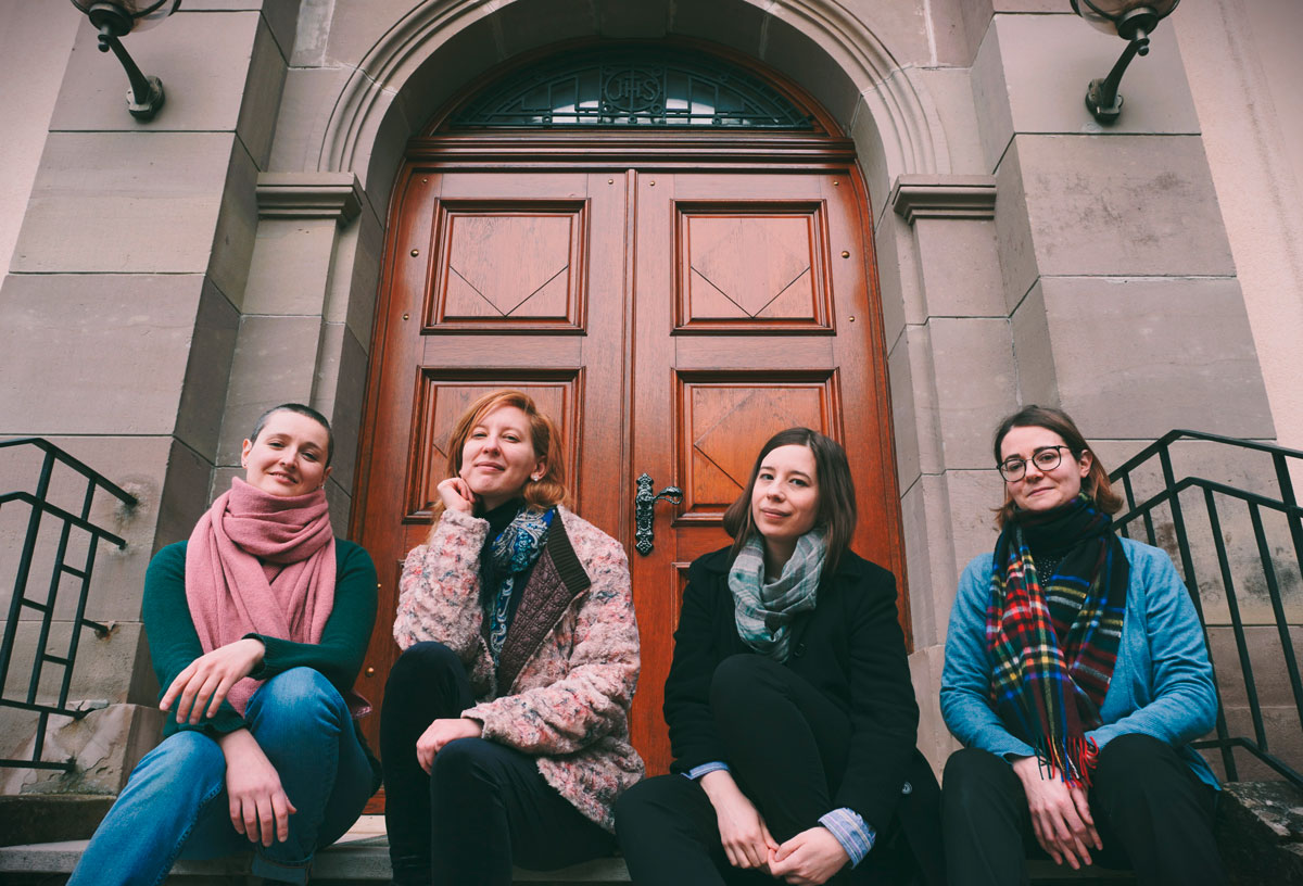 Das Ensemble Astrophil & Stella mit Johanna Bartz (2. v. r.), Foto: © Guilherme Barroso