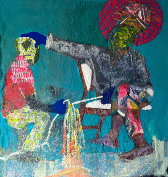 unx-art_ClementAyikoueGbegno_The Passing Down of Knowledge, 2024, Courtesy of UNX Art